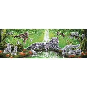 Step Puzzle (79405) - "At the Waterfall" - 1000 pièces