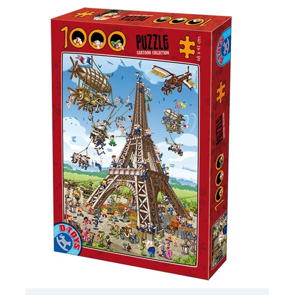 D-Toys (61218-CC11) - "Construction de la Tour Eiffel" - 1000 pièces