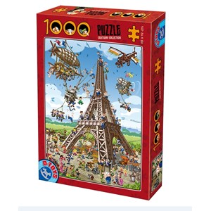D-Toys (61218-CC11) - "Construction de la Tour Eiffel" - 1000 pièces