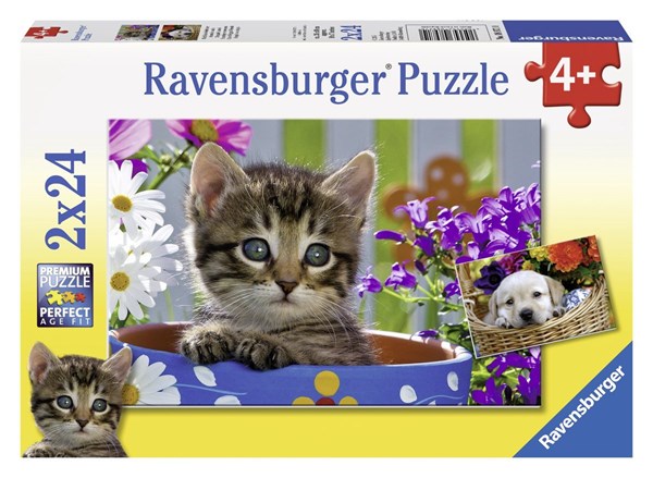 Ravensburger (08971) - "Amis à Quatre Pattes" - 24 pièces