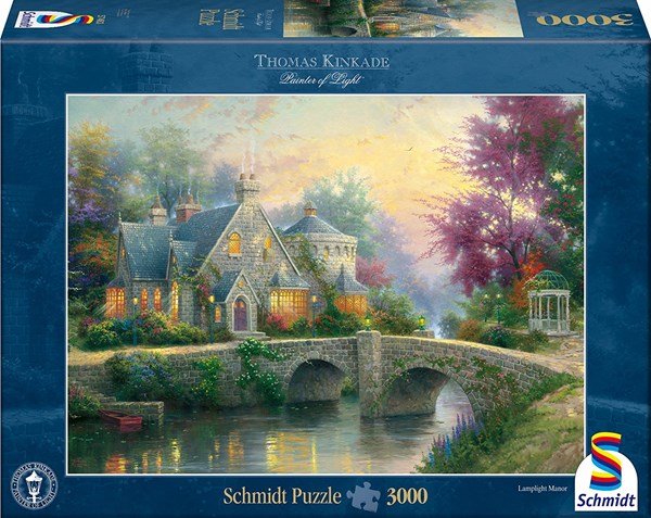 Schmidt Spiele (57463) - Thomas Kinkade: "Crépuscule" - 3000 pièces