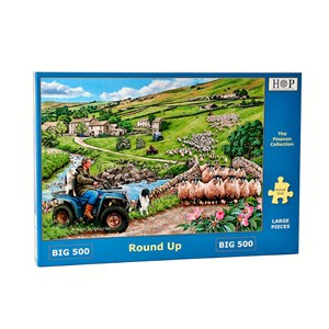 The House of Puzzles (4371) - "Round Up" - 500 pièces
