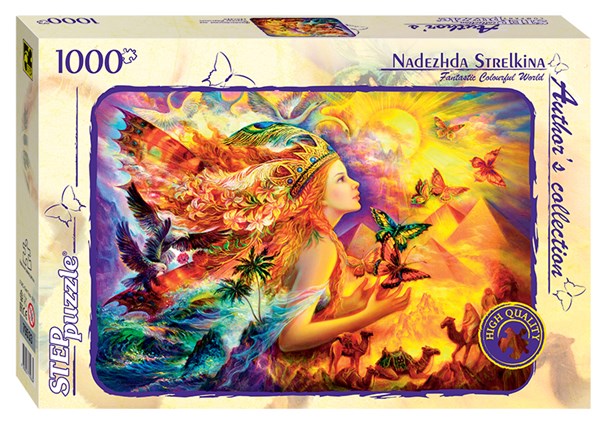 Step Puzzle (79533) - "Fantastic Colorful World" - 1000 pièces