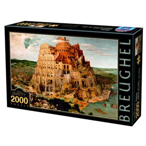 D-Toys (66947-BR05) - Pieter Brueghel the Elder: "La Tour de Babel, 1563" - 2000 pièces