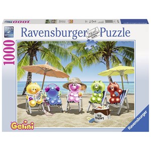 Ravensburger (19701) - "Gelinis in summer vacation" - 1000 pièces