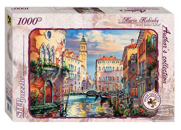 Step Puzzle (79535) - "Venise avant le Coucher de Soleil" - 1000 pièces