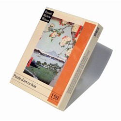 Puzzle Michele Wilson (A974-150) - Utagawa (Ando) Hiroshige: "Pommiers en fleurs" - 150 pièces