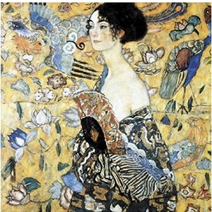 Puzzle Michele Wilson (A515-350) - Gustav Klimt: "La dame à l'éventail" - 350 pièces