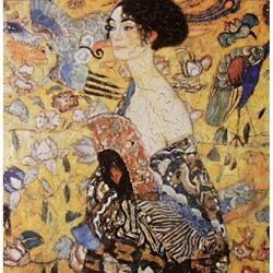 Puzzle Michele Wilson (A515-350) - Gustav Klimt: "La dame à l'éventail" - 350 pièces