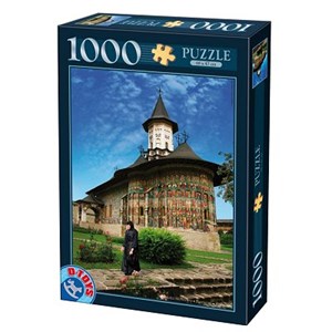 D-Toys (63038-MN03) - "Roumanie, Monastère Sucevita" - 1000 pièces