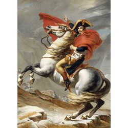 Grafika Kids (00349) - Jacques-Louis David: "Bonaparte franchissant le Grand Saint-Bernard, 20 mai 1800" - 300 pièces