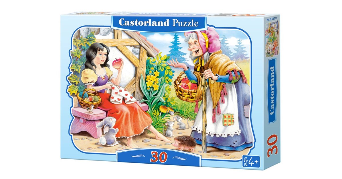 Puzzle conte Blanche Neige, la sorcière et la pomme garçon ou fille 4 5 6 7 8  ans - tournesol - Prématuré