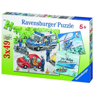 Ravensburger (09221) - "Forces de Police" - 49 pièces