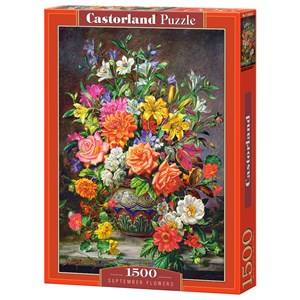 Castorland (C-151622) - "September Flowers" - 1500 pièces