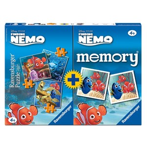Ravensburger (07344) - "Nemo + Memory" - 25 36 49 pièces