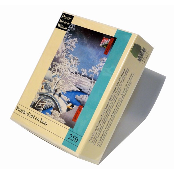 Puzzle Michele Wilson (A566-250) - Utagawa (Ando) Hiroshige: "Le Pont à Meguro" - 250 pièces
