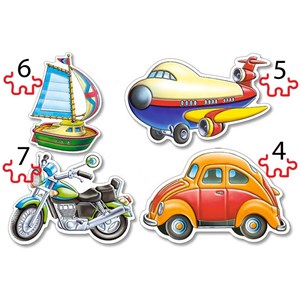 Castorland (В-04119) - "Moyens de transport" - 4 5 6 7 pièces