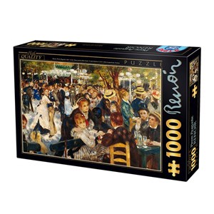 D-Toys (66909-6) - Pierre-Auguste Renoir: "Le bal du Moulin de la Galette" - 1000 pièces