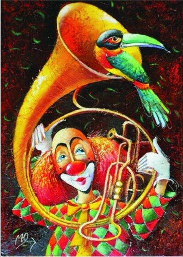 Gold Puzzle (60553) - Yuri Macik: "Musicien non Qualifié" - 1000 pièces