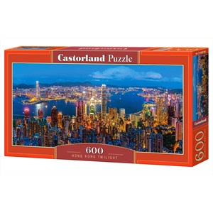 Castorland (B-060290) - "Hong Kong Twilight" - 600 pièces