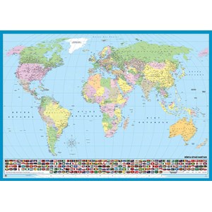 KS Games (11332) - "Carte du Monde (en Turc)" - 200 pièces