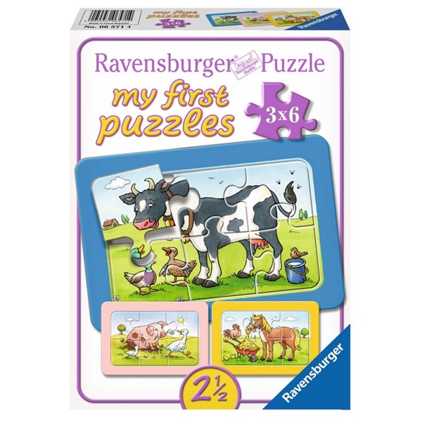 Ravensburger (06571) - "Animaux de la Ferme" - 6 pièces