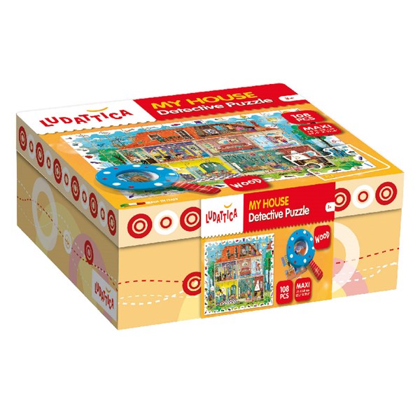 Ludattica (58259) - "Baby Détective, My House" - 108 pièces