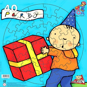 PuzzelMan (435) - "Le cadeau" - 40 pièces
