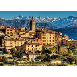 Jumbo (18831) - "Alps Near Cote d'Azur" - 1000 pièces