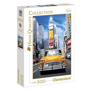 Clementoni (30338) - "Taxi in Times Square" - 500 pièces