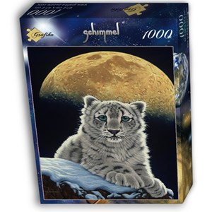 Grafika (02410) - Schim Schimmel, William Schimmel: "Moon Leopard" - 1000 pièces