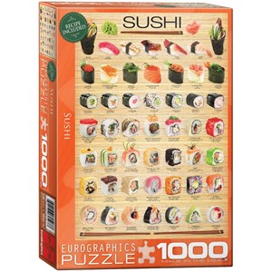 Eurographics (6000-0597) - "Sushi" - 1000 pièces