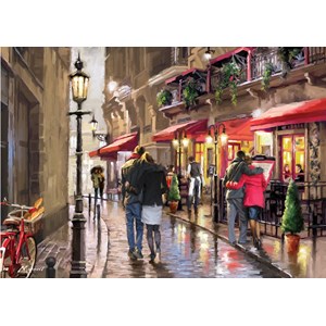Art Puzzle (4635) - Richard Macneil: "Night Time Cafe" - 1500 pièces