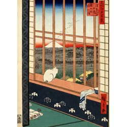 Grafika Kids (00269) - Utagawa (Ando) Hiroshige: "Rizières d'Asakusa et Festival Torinomachi, 1857" - 300 pièces