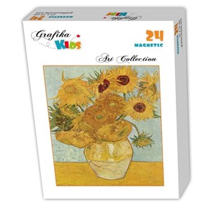 Grafika Kids (00208) - Vincent van Gogh: "Vase avec douze tournesols, 1888" - 24 pièces