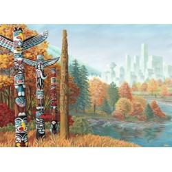 Ravensburger (19625) - "Rencontre de deux Mondes" - 1000 pièces