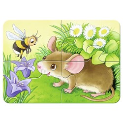 Ravensburger (06952) - "Animaux de la Forêt" - 2 4 6 8 pièces