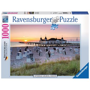 Ravensburger (19112) - "Ostseebad Ahlbeck, Usedom" - 1000 pièces