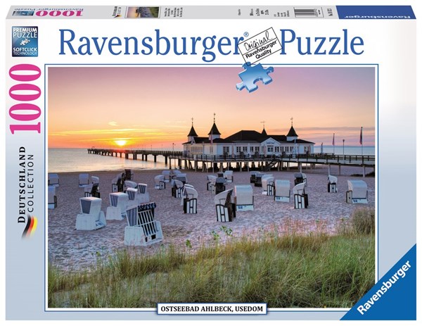 Ravensburger (19112) - "Ostseebad Ahlbeck, Usedom" - 1000 pièces