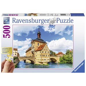 Ravensburger (13651) - "Rathaus, Bamberg" - 500 pièces