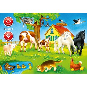 Ravensburger (07501) - "Animaux du Monde (en allemand)" - 35 pièces