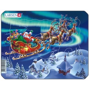 Larsen (Z5) - "Le Père Noël dans les Lumières Nordiques" - 6 pièces