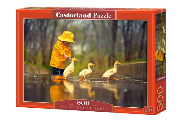 Castorland (B-52264) - "Rainy Day Friends" - 500 pièces