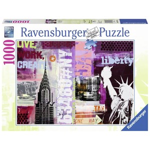 Ravensburger (19613) - "Collage New York City" - 1000 pièces