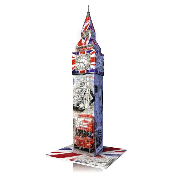 Ravensburger (12582) - "Big Ben, Flag Edition" - 216 pièces