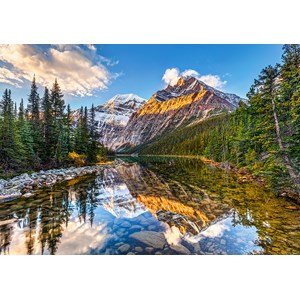 Castorland (B-52455) - "Morning Sunlight in the Rockies" - 500 pièces