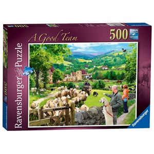 Ravensburger (14688) - "Une Bonne Equipe" - 500 pièces