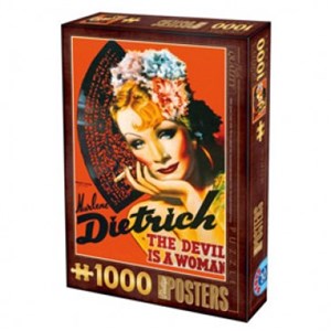 D-Toys (67555-VP10) - "Marlene Dietrich, The Devil is a Woman" - 1000 pièces