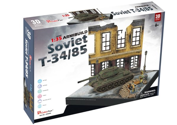 Cubic Fun (JS4202h) - "Soviet T34/85" - 213 pièces