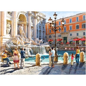 Castorland (C-300389) - Richard Macneil: "Fontaine de Trevi" - 3000 pièces